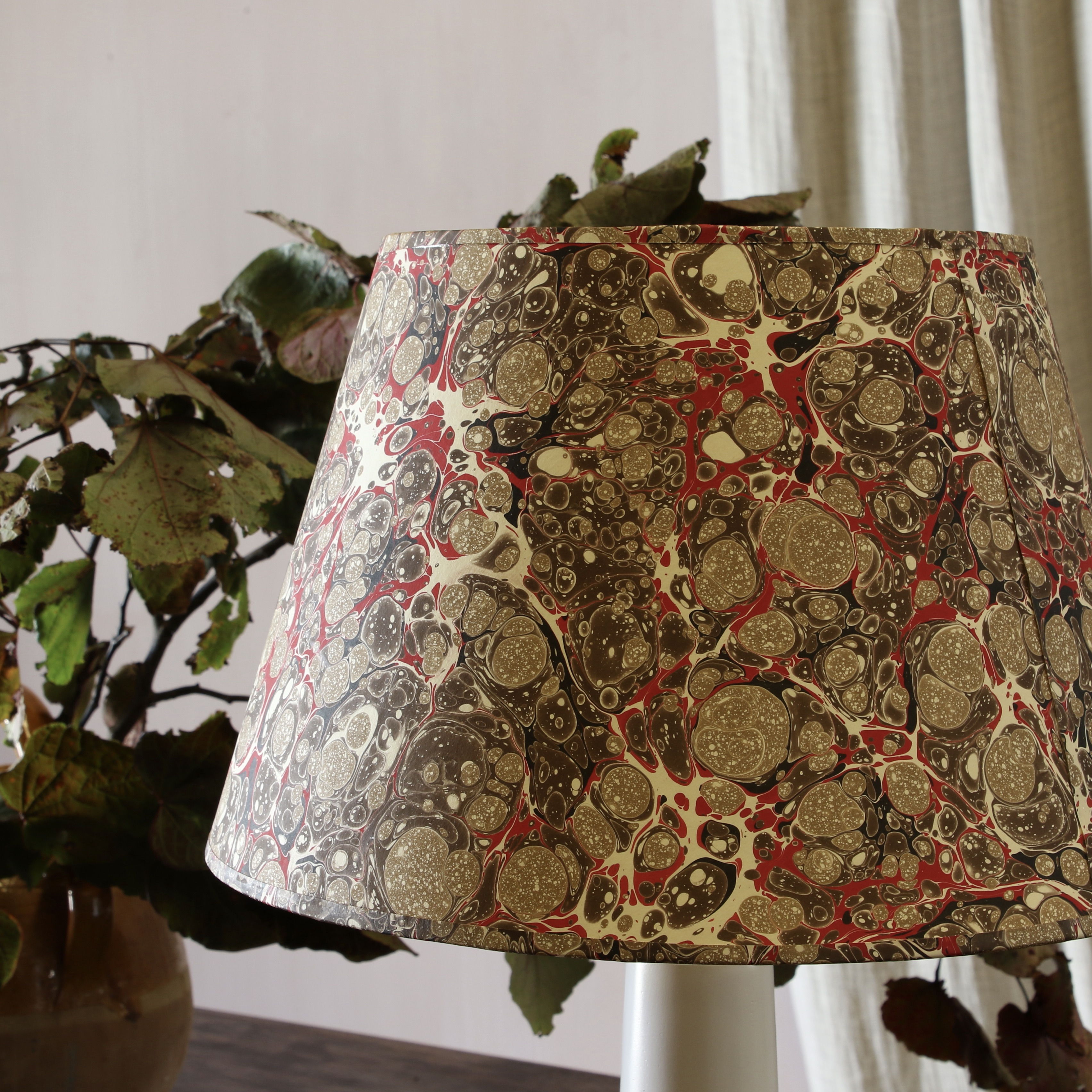 Marbled Lampshades // Vaughan Designs
